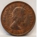 AUSTRALIA 1960 . HALF 1/2 PENNY . HIGH GRADE LUSTRE